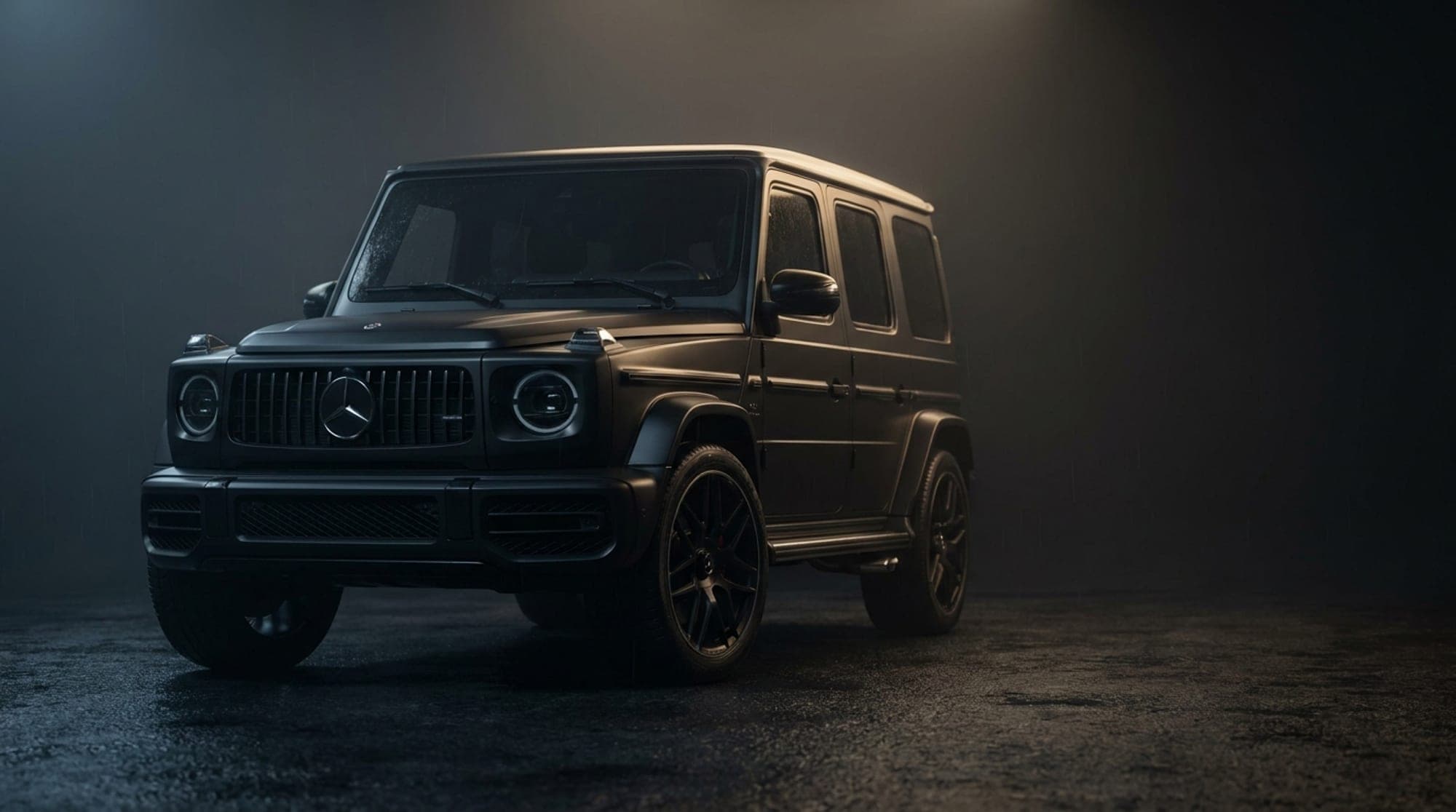 Mercedes-AMG G63 in Mattschwarz — First Class Car Rent Basel